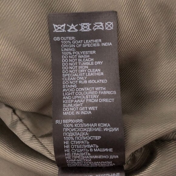 Reiss Jagger Suede Trucker Jacket - Olive Green - Picture 6 of 9